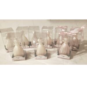 "The Perfect Dress" Kate Aspen Wedding Dress 3" Candle  Set of 9